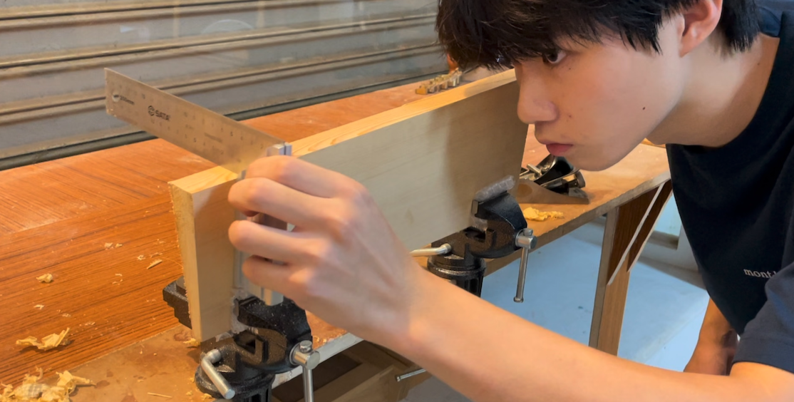 面板拼接前直角檢查｜European spruce top plate joint inspection (2024)